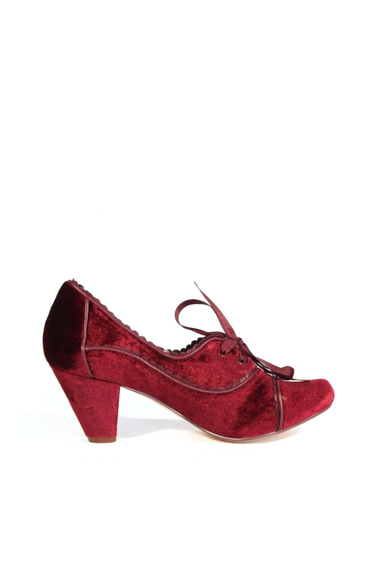 Madison Velvet Retro Heels - Olabens