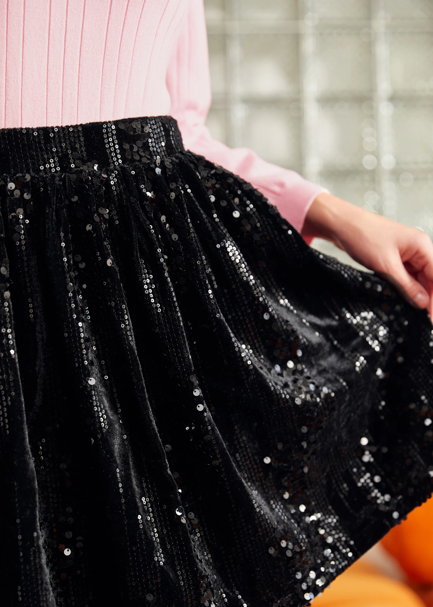 Midnight Muse Dirndl Velvet Skirt - Olabens
