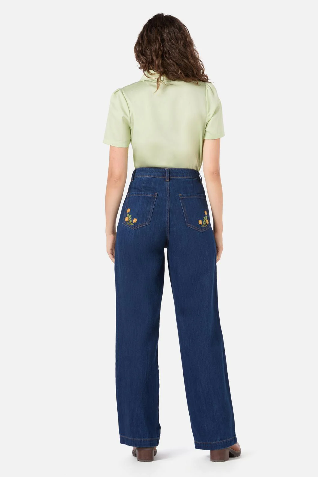 Flower Child Embroidered Jean - Olabens