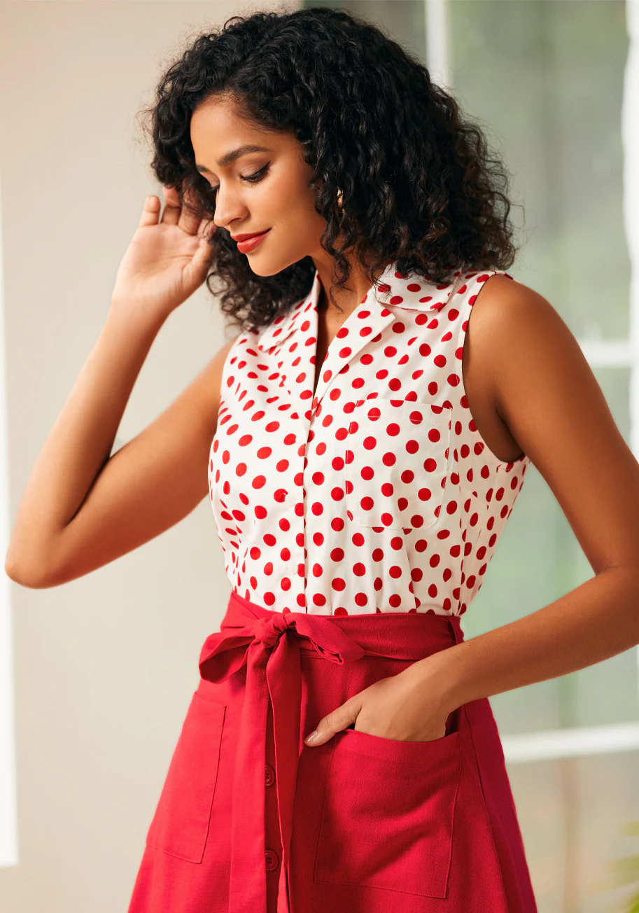 Spotlight Spark Sleeveless Shirt - Olabens