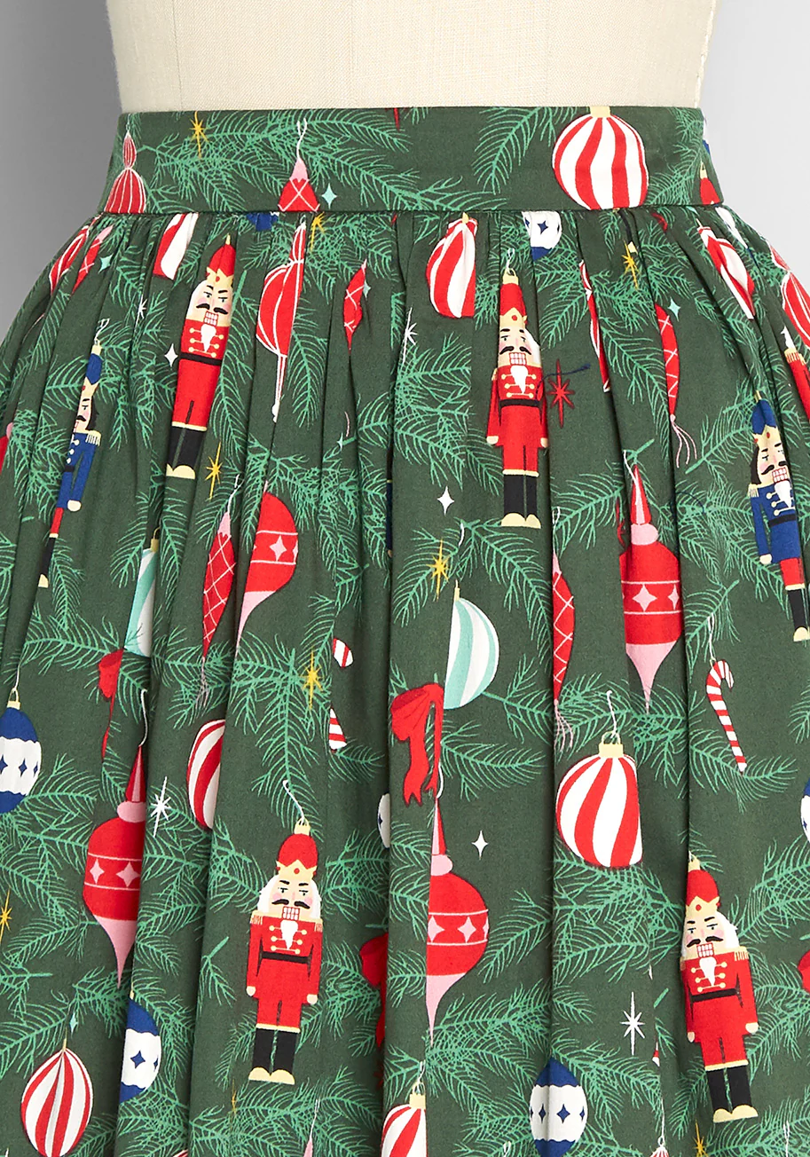 Wonders of Winter Swing Skirt - Olabens