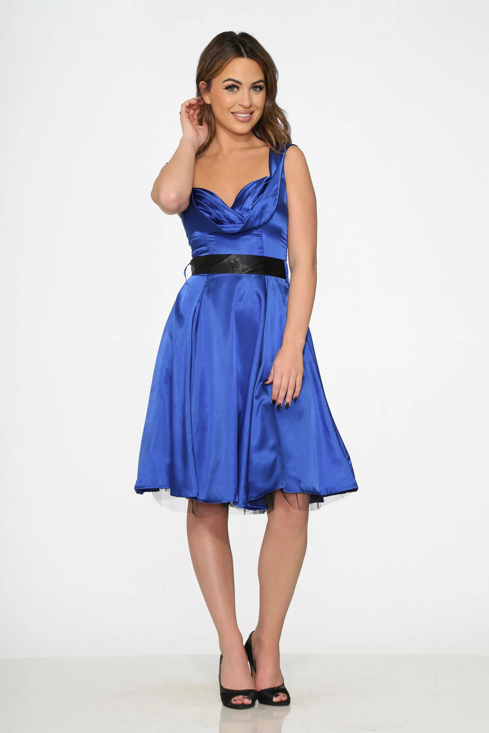 Blue Occasional Swing Dress - Olabens