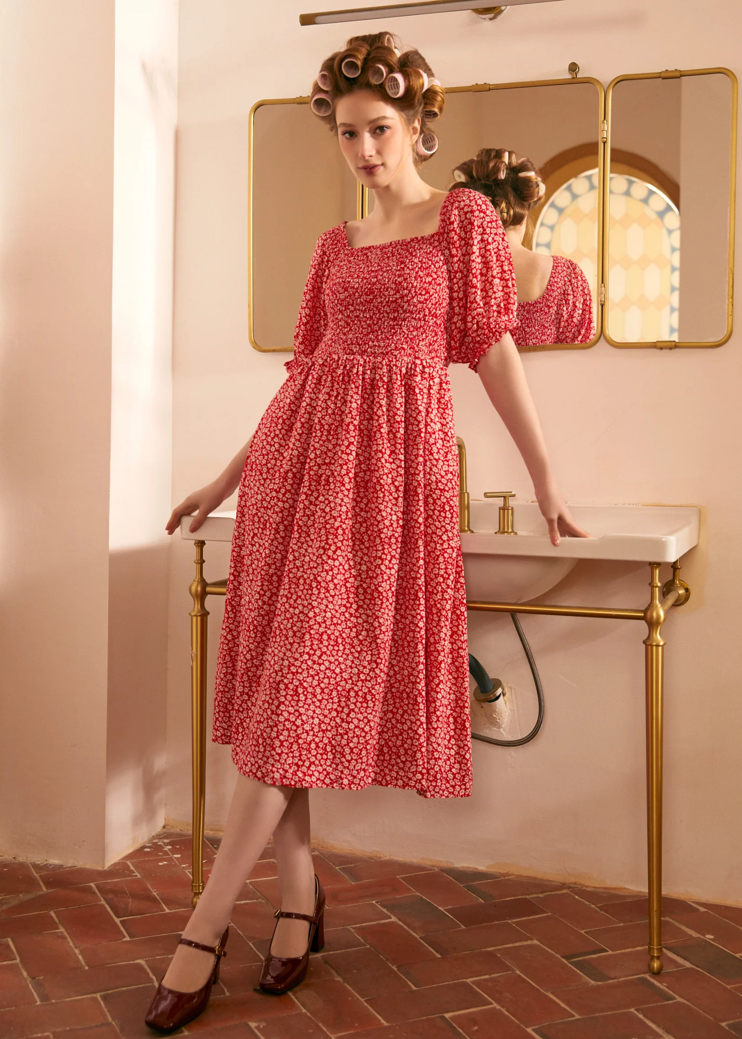 Lilting Love Short Sleeve Babydoll Dress - Olabens