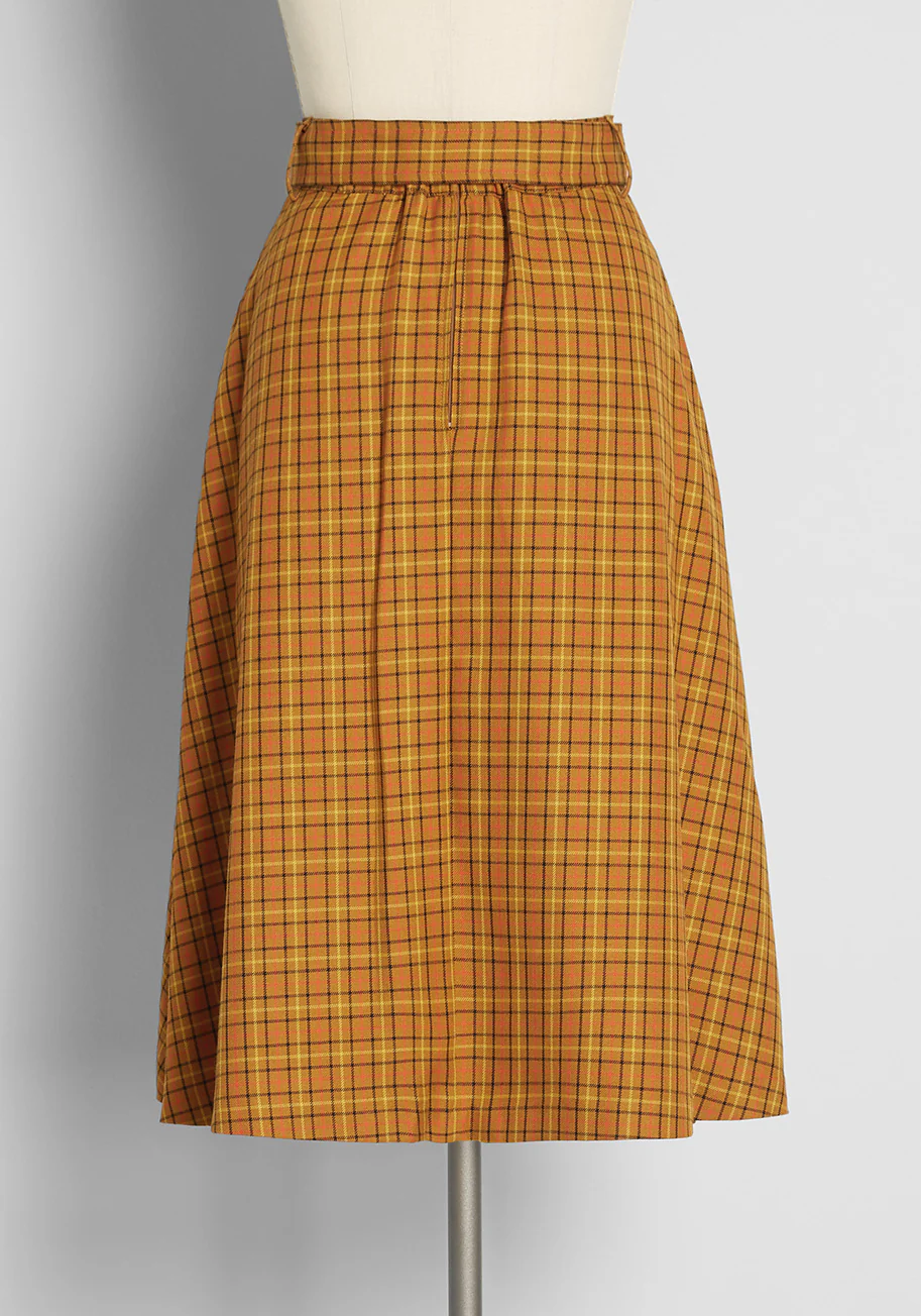 Perfect Timing Belted Midi Skirt - Olabens