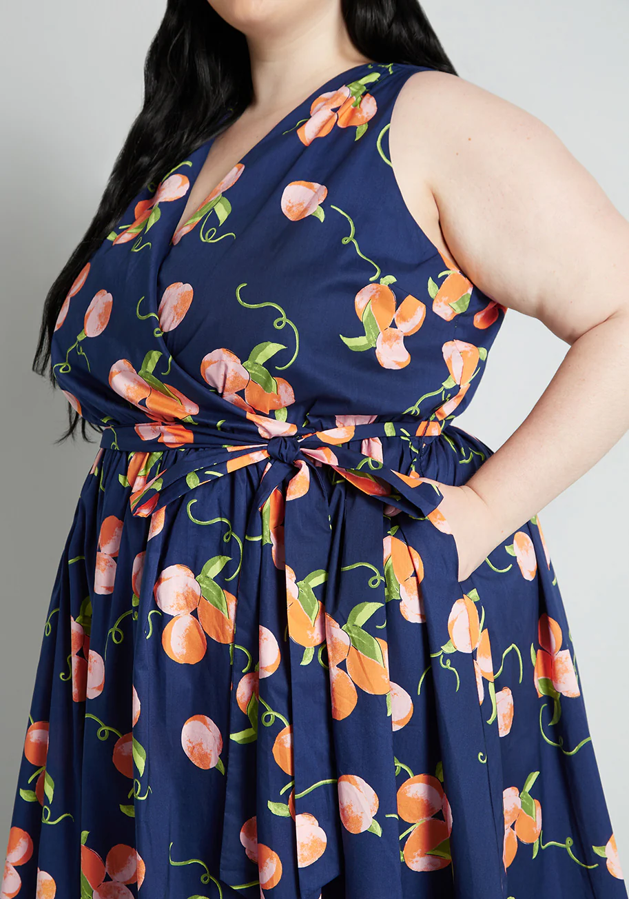 Instant Energy Faux-Wrap Dress - Olabens