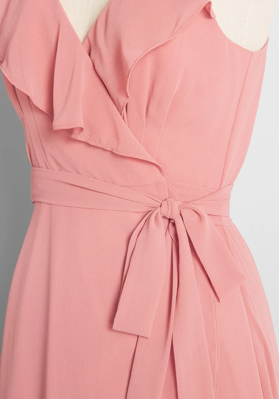 Sweet Essence of Summer Wrap Dress - Olabens