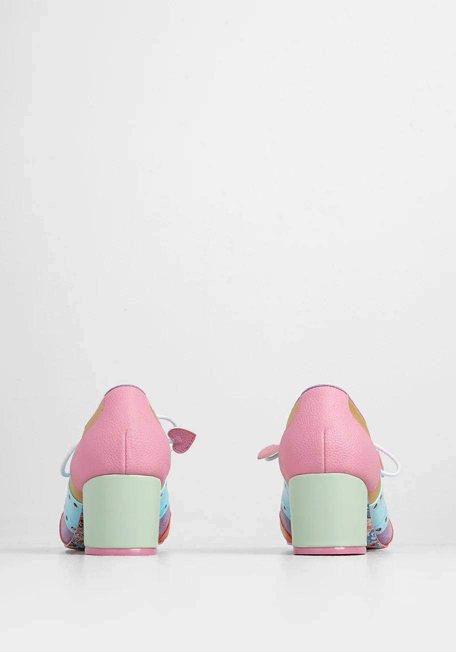 Sweetly Swirled Oxford Heel - Olabens