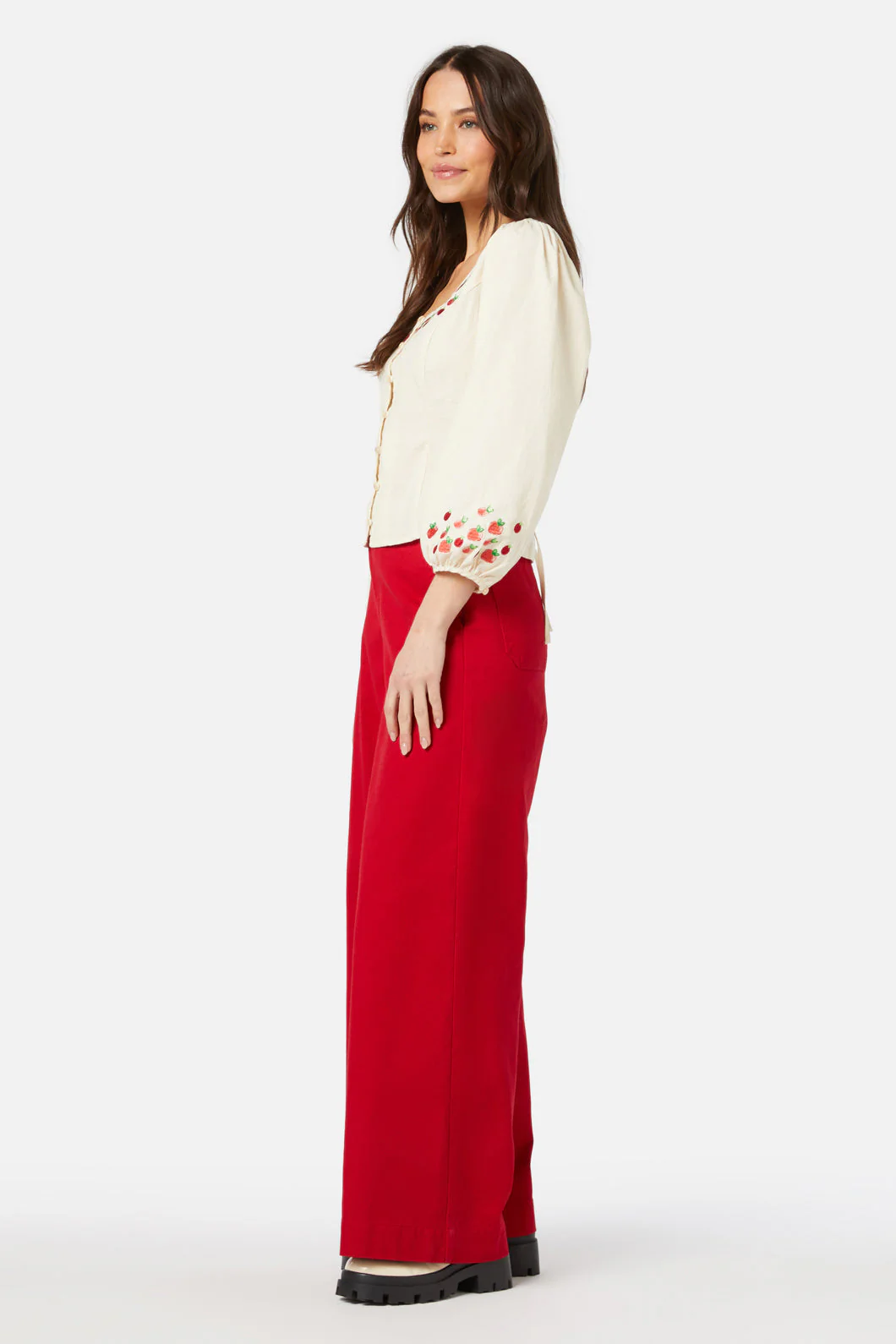 Bessie Embroidered Top - Olabens