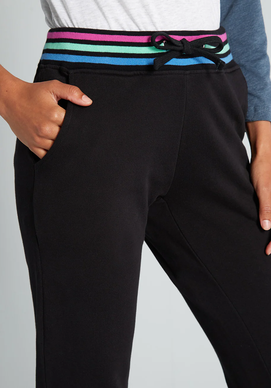 Navigating in Neon Stripes Joggers - Olabens