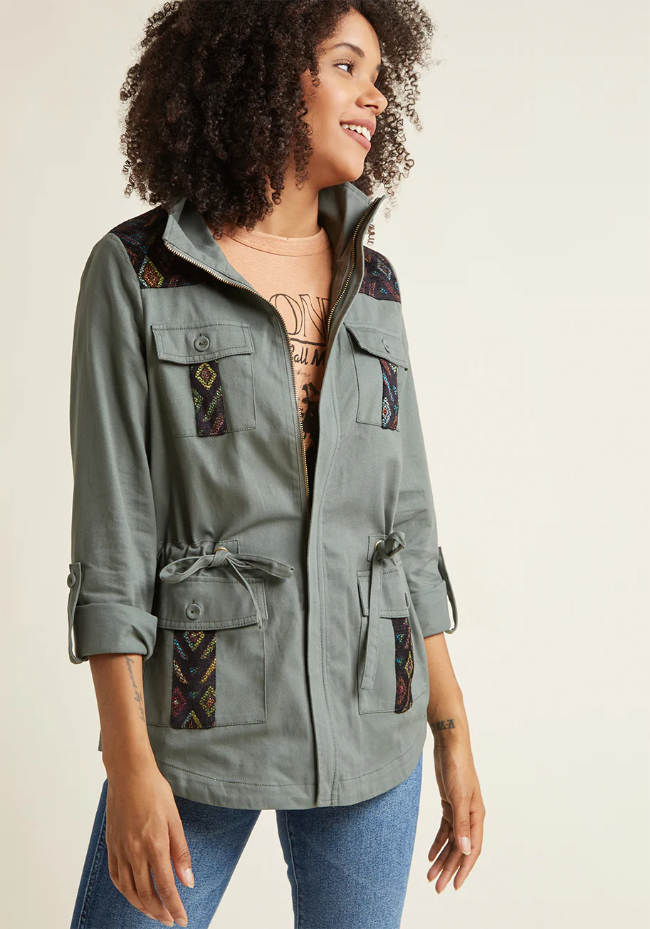Keep a Woven Mind Jacket - Olabens