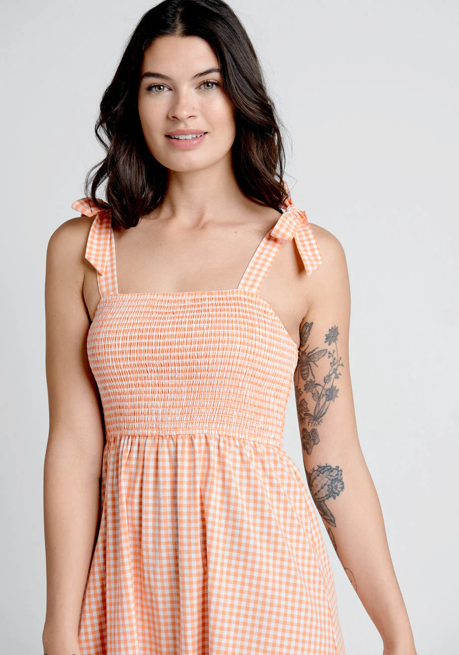Peachy Keen, Jelly Bean Midi Dress - Olabens