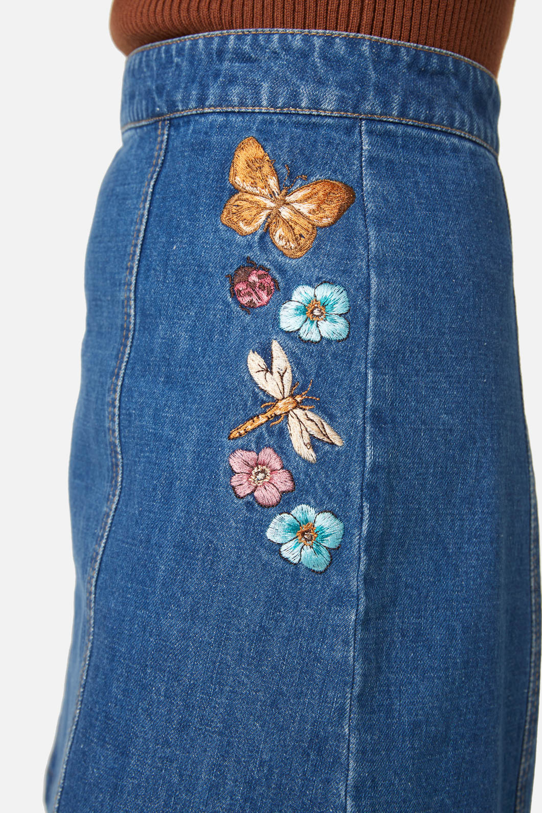 Flora Embroidered Skirt - Olabens