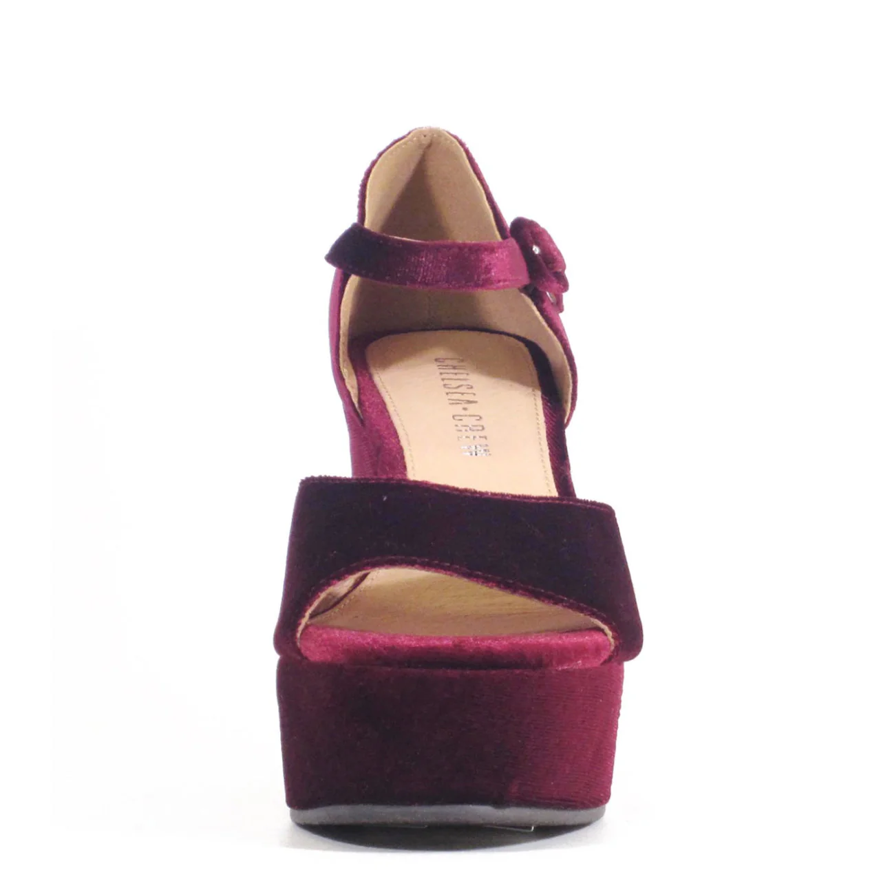 Quill Velvet Platform Heels - Olabens