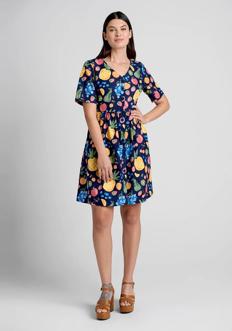 Fresh Summer Sweetness Smock Dress - Olabens