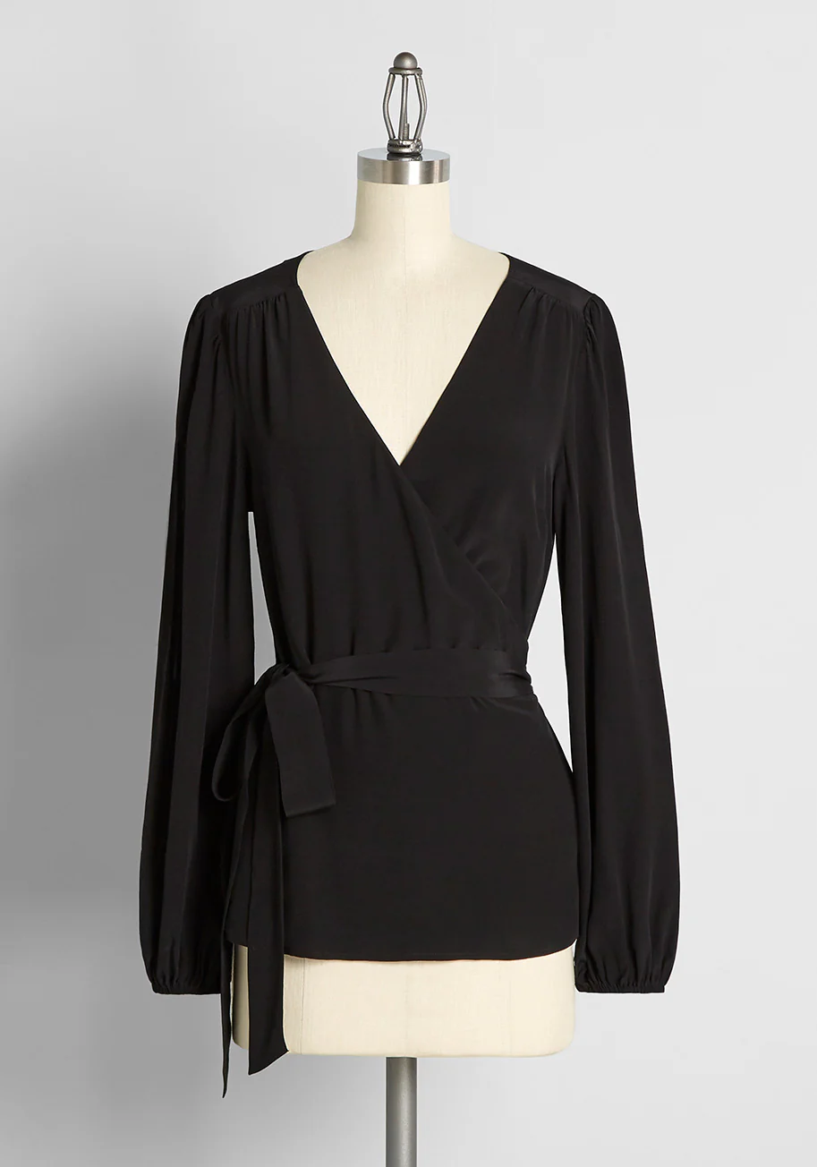 As We're Wrapping Up Blouse - Olabens