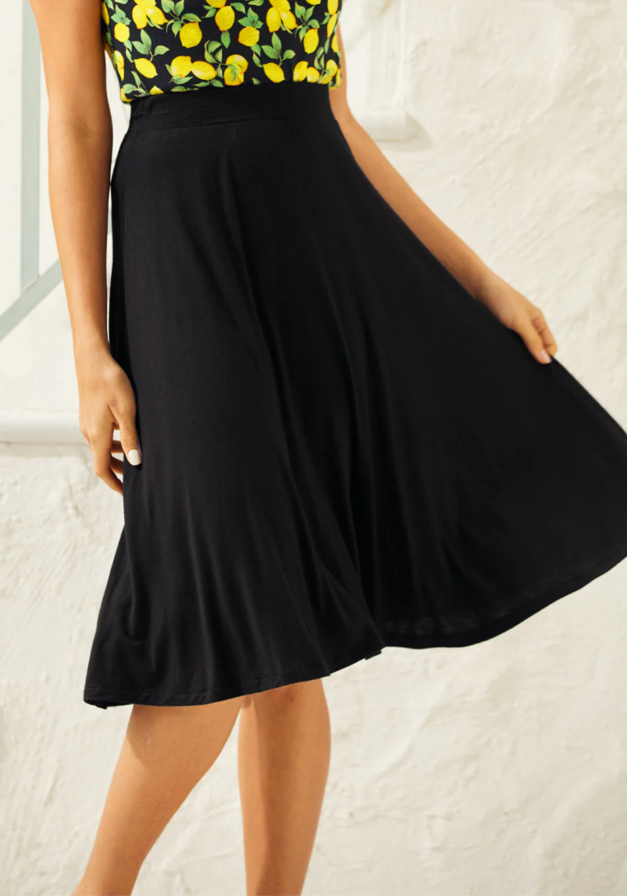 Excellence Attained Knit A-Line Skirt - Olabens