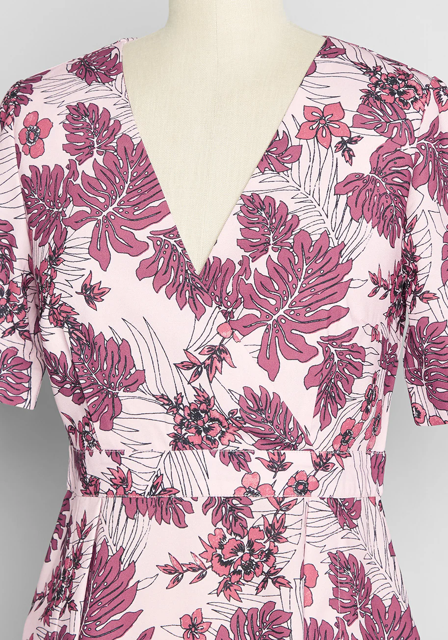 On the Topic of Tropic Midi Dress - Olabens