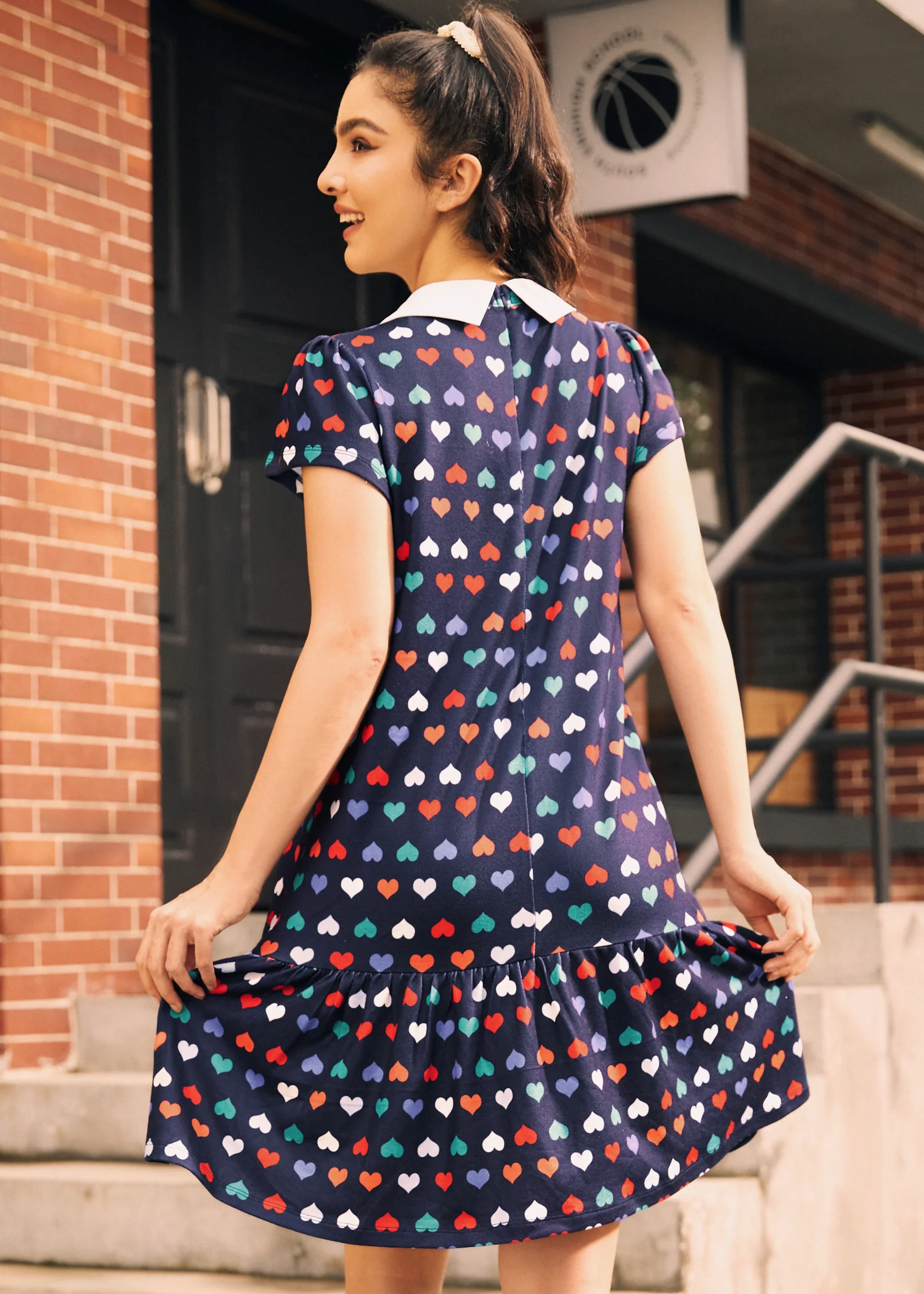 School Days Collared Dress - Olabens