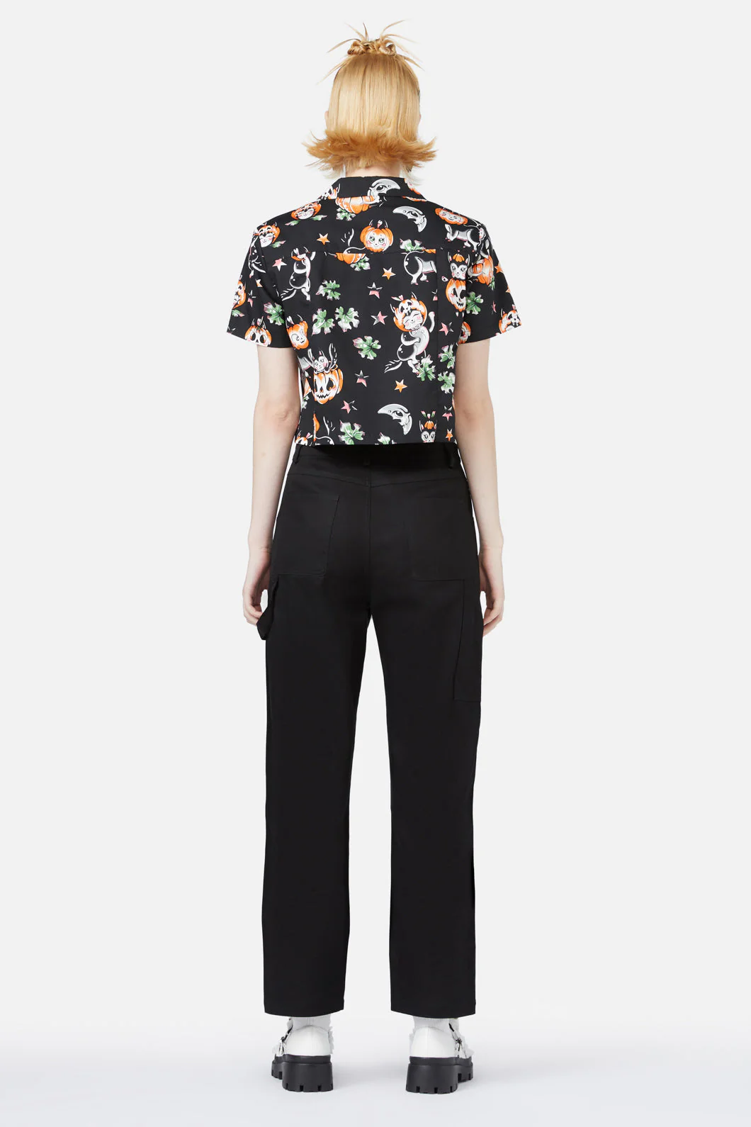 Pumpkin Patch Kitty Blouse - Olabens