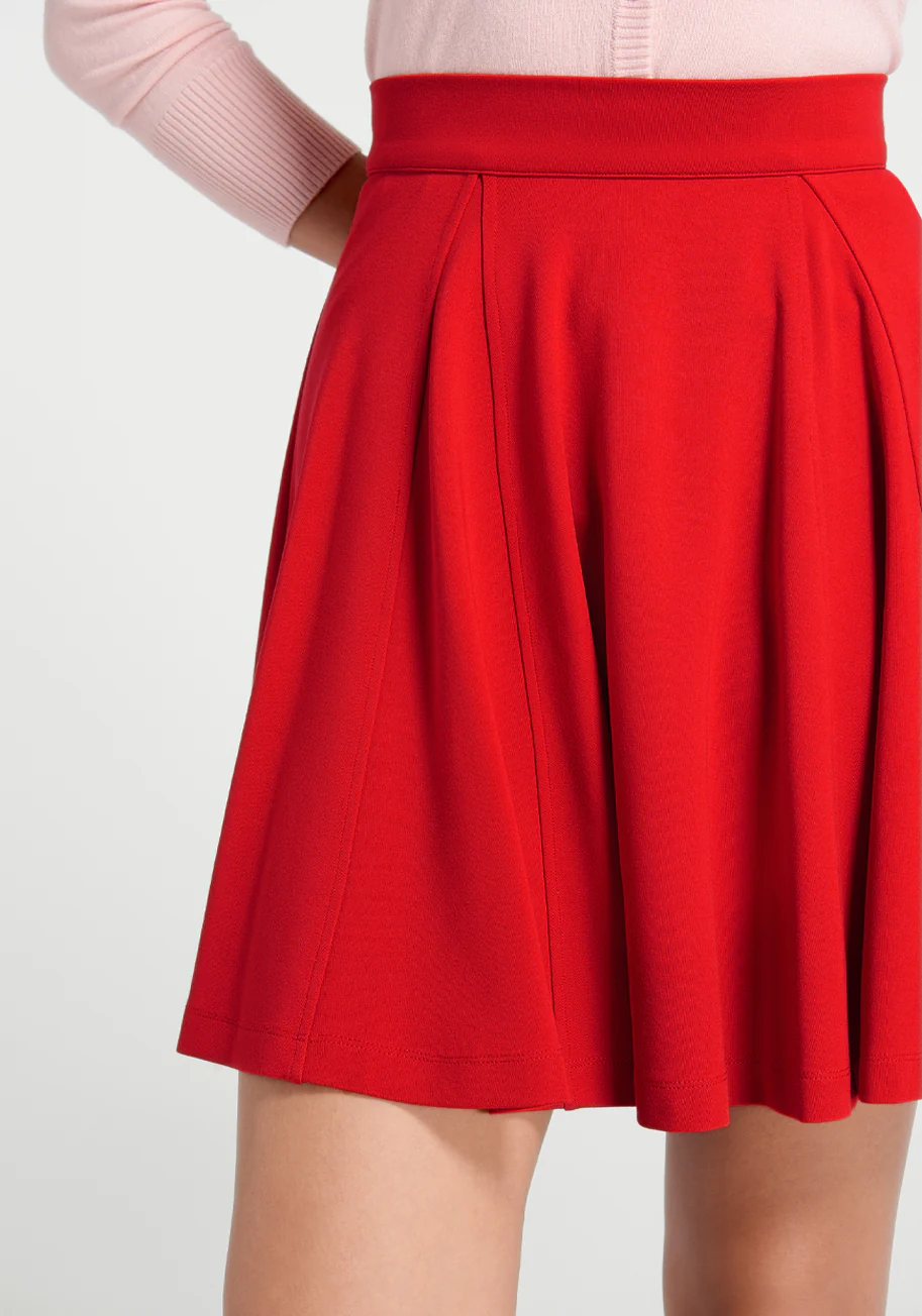 Godet All Night Skater Skirt - Olabens