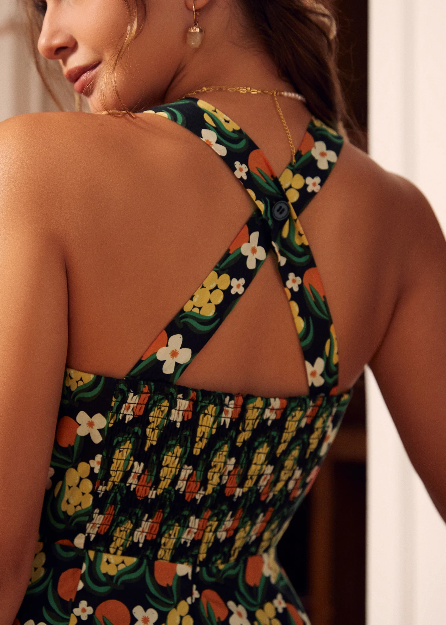 Midnight Garden Mini Dress - Olabens