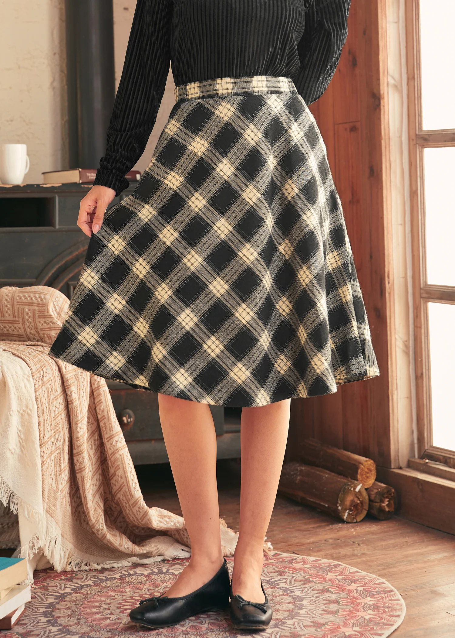 Golden Hour Gal Midi Skirt - Olabens