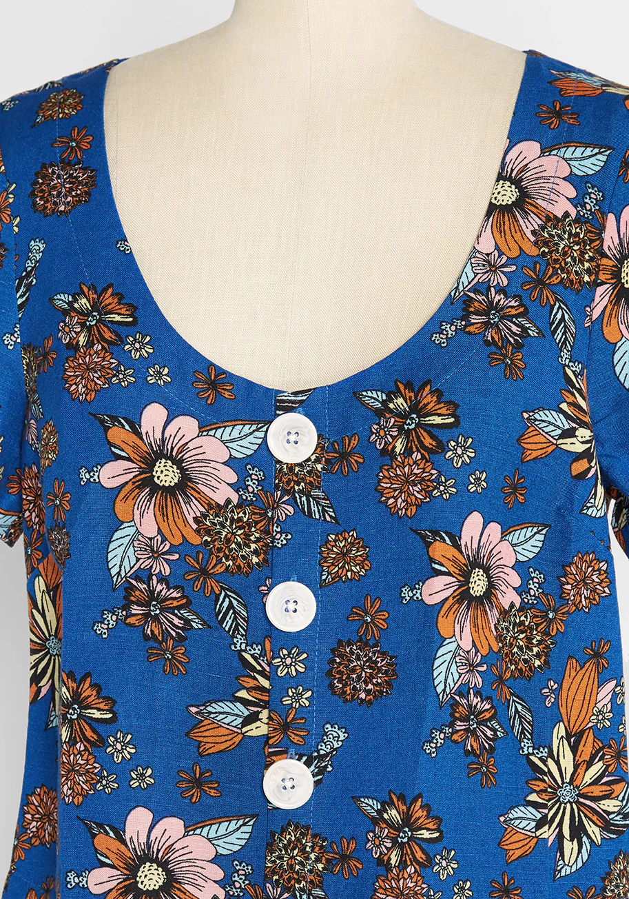 Breezy Days On My Mind Button-Up Top - Olabens