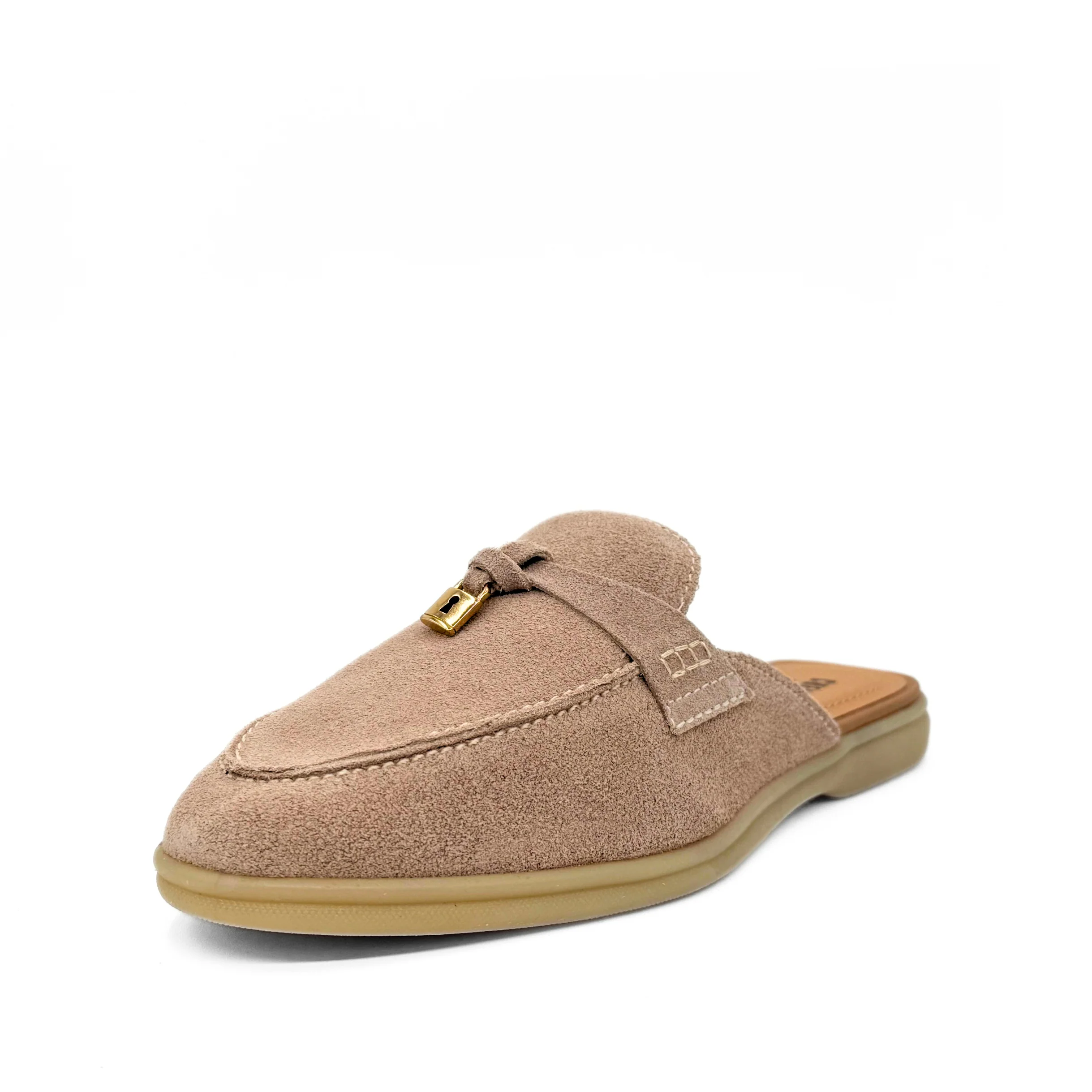 Lasso Suede Slip On Loafers - Olabens