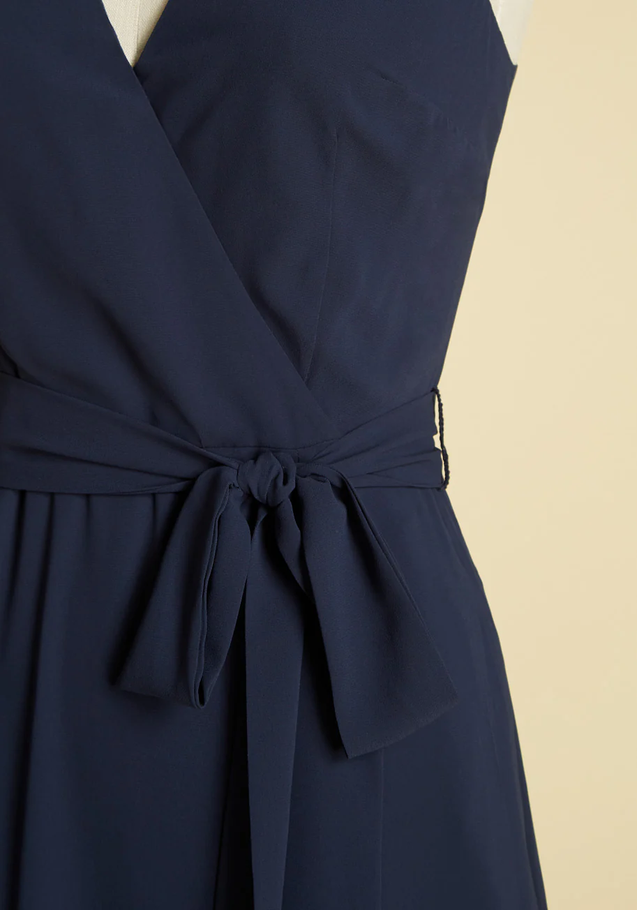Effortless Elegance Faux-Wrap Dress - Olabens