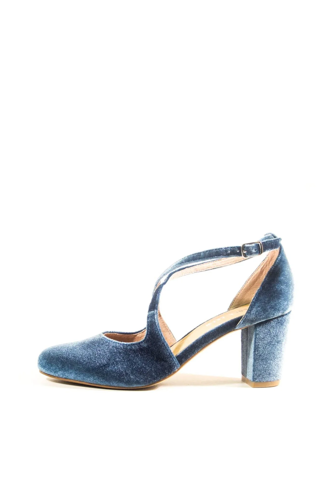 Oren Velvet Mary Jane Heels - Olabens