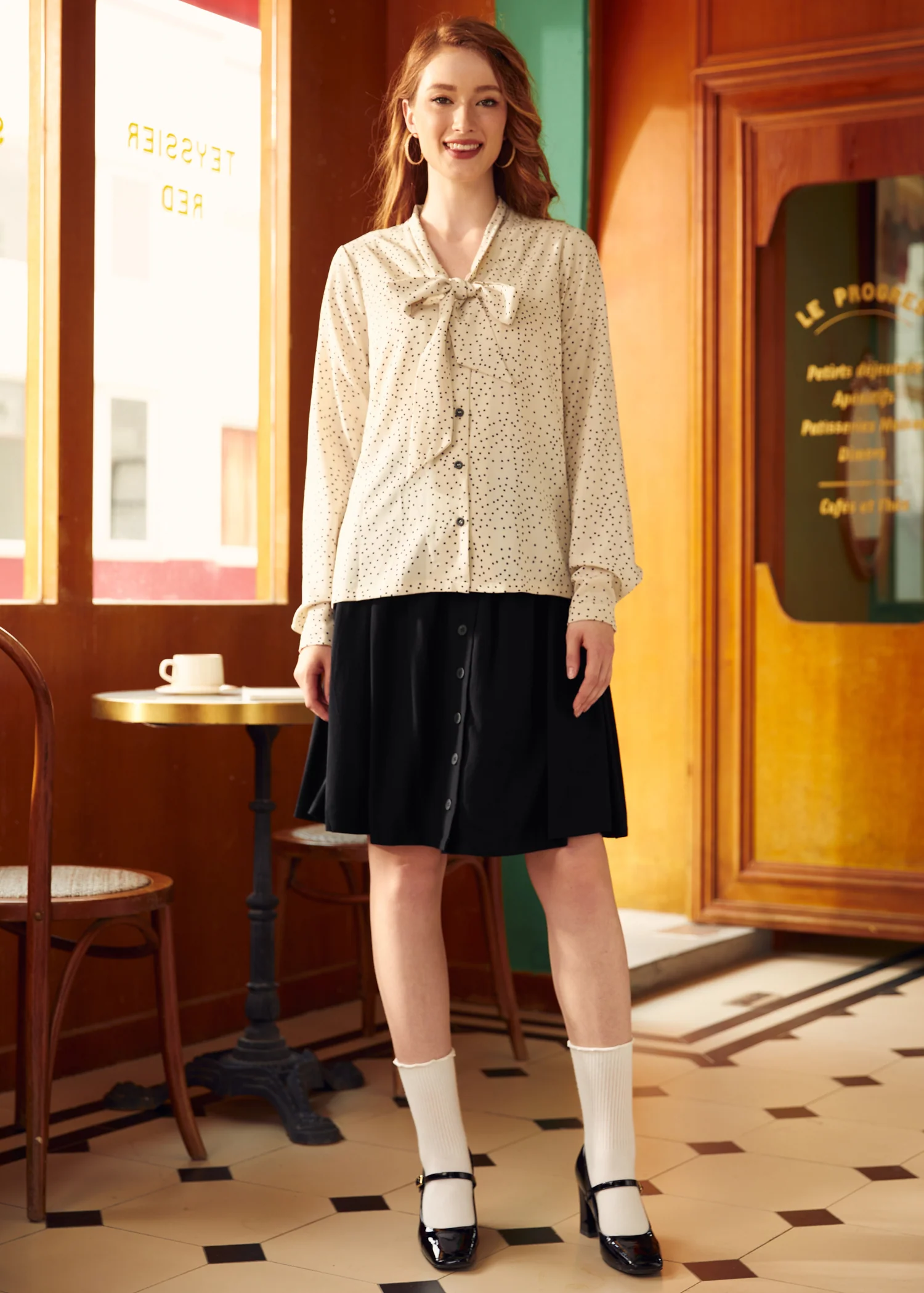 Dancing 'Till Dawn Bow Blouse - Olabens