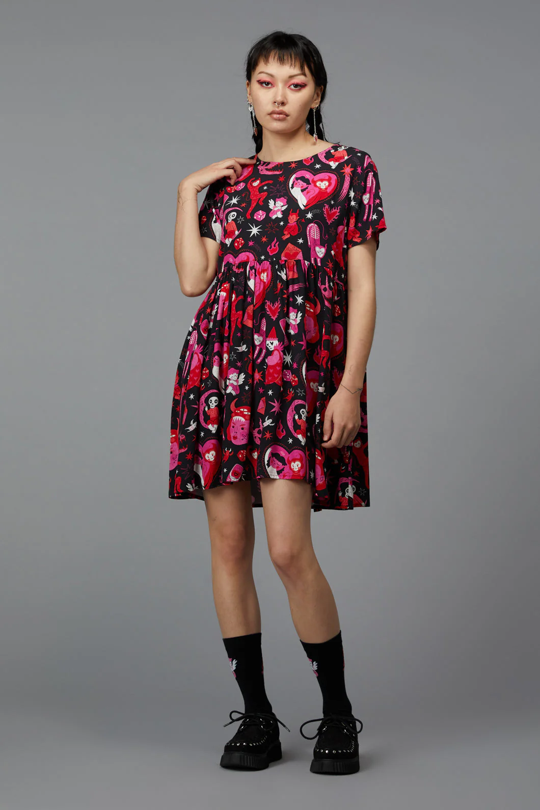 Devil Dance Party Dress - Olabens