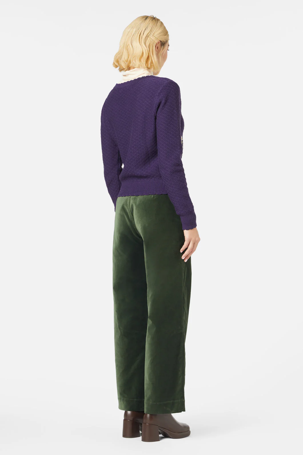 Herb Embroidered Cardi - Olabens