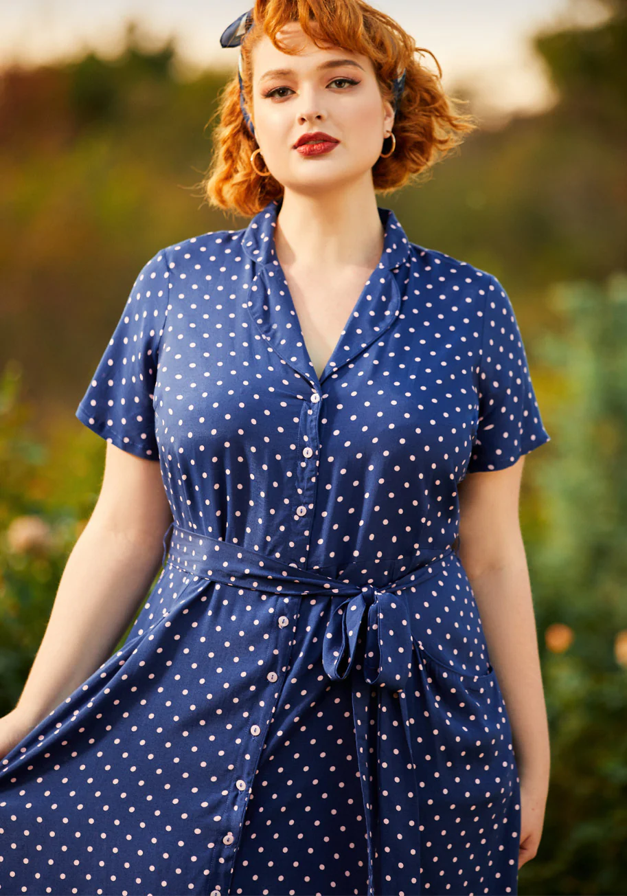 Playing House A-Line Shirt Dress - Olabens