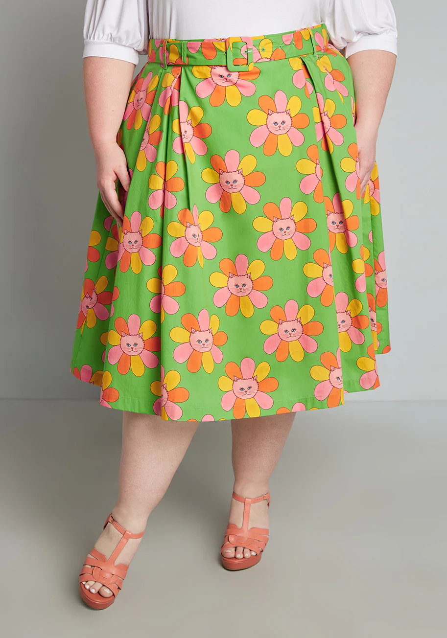 Isnyt x Marisol Muro Properly Preened A-Line Skirt - Olabens