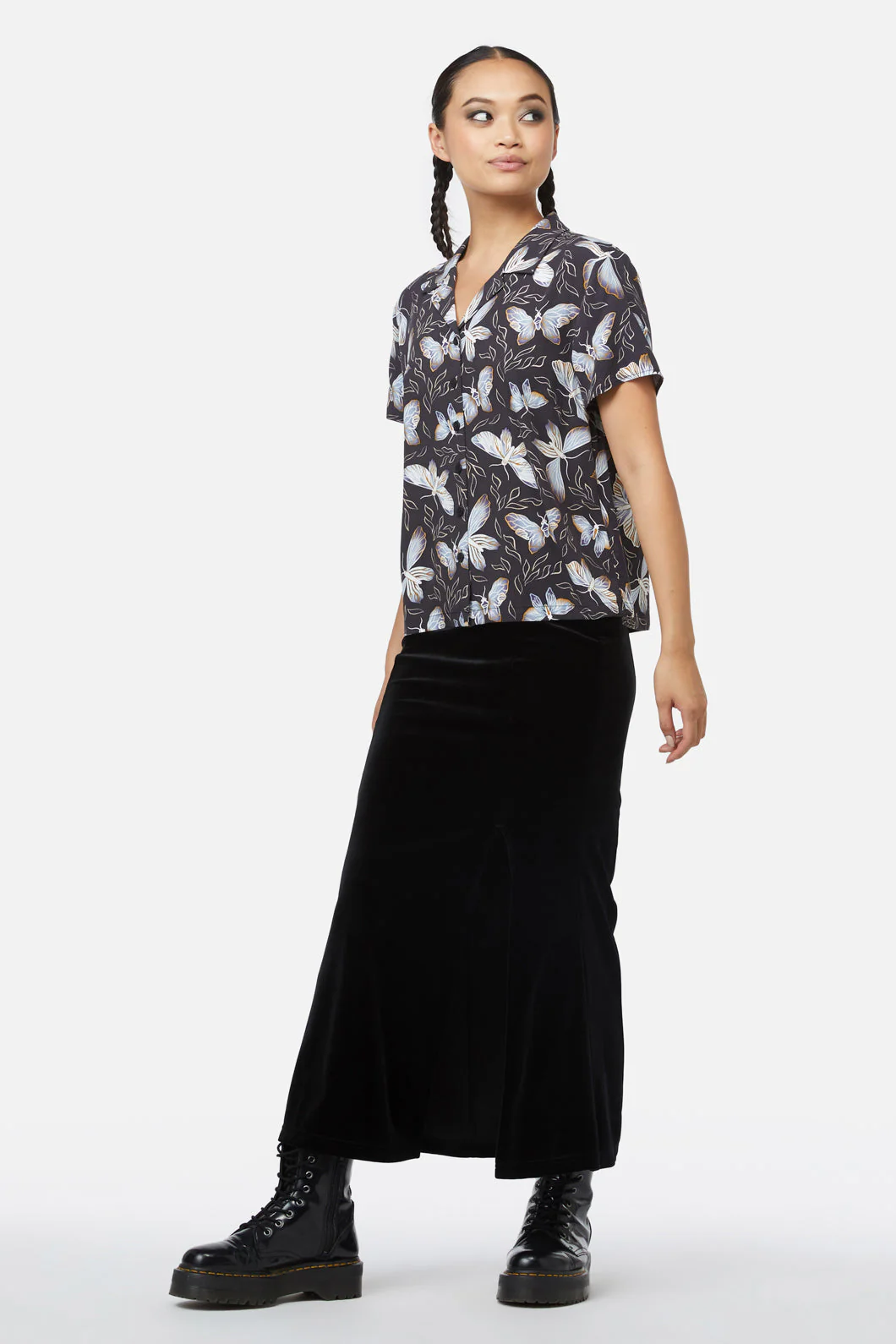 Larvae Print Blouse - Olabens