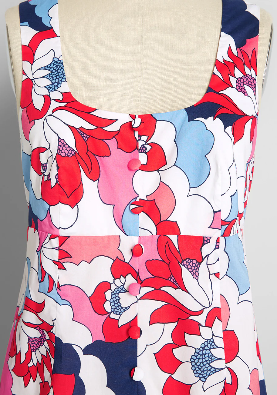 Isnyt x Barbie Retro Repercussions Babydoll Dress - Olabens