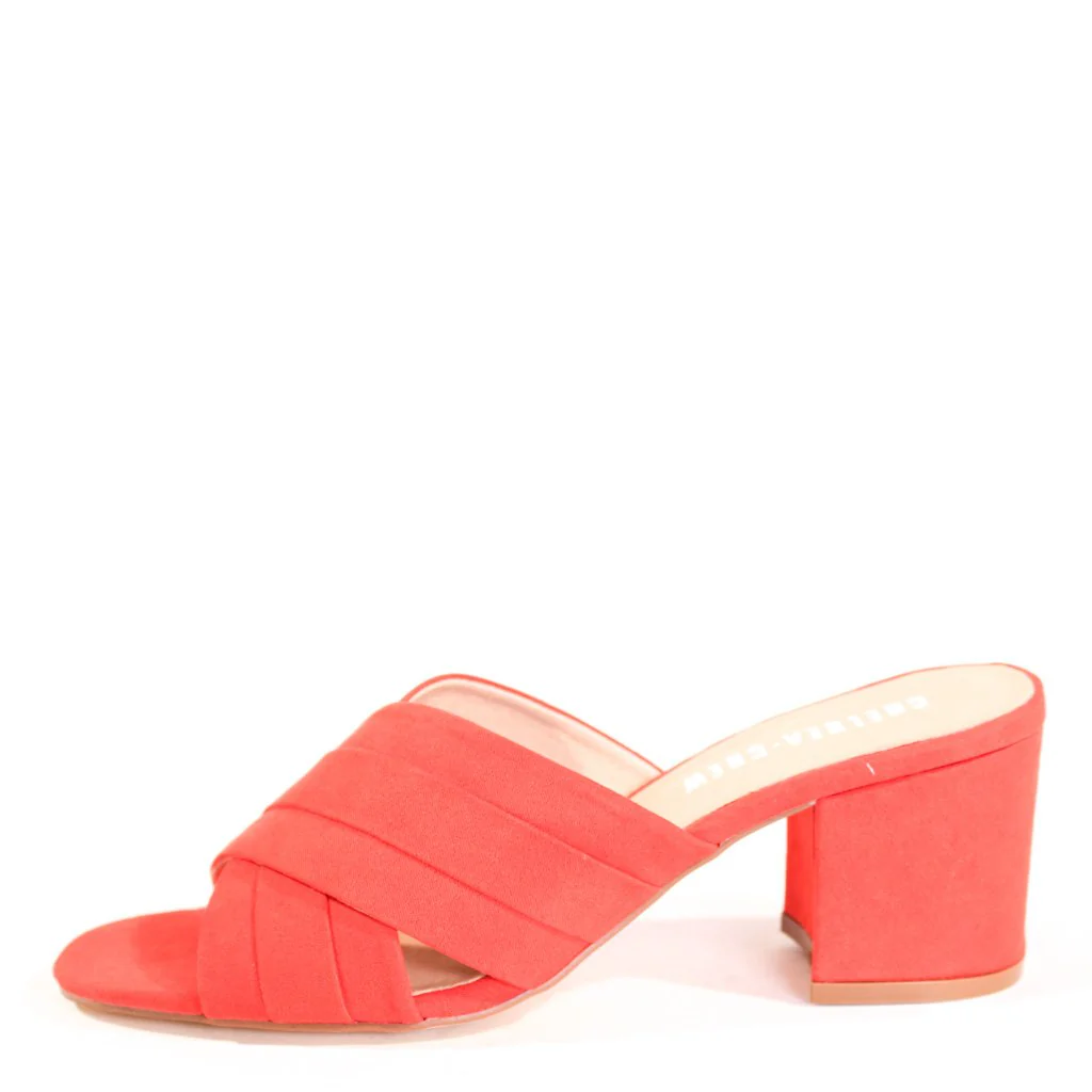 Monica Suede Mules - Olabens