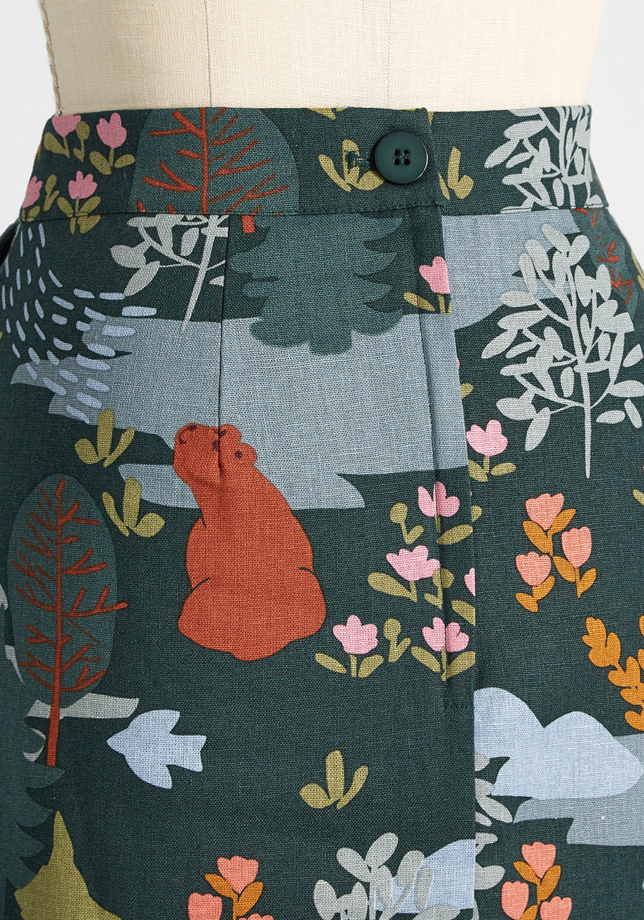 Woodland Wonder And Whimsy Mini Skirt - Olabens