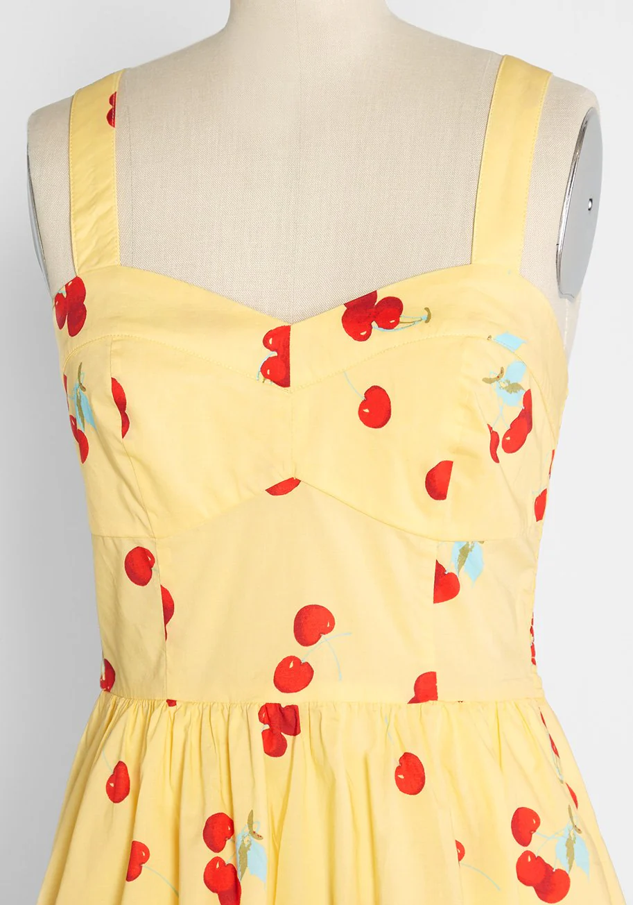 Peace of Mind in the Sunshine Fit and Flare Sundress - Olabens