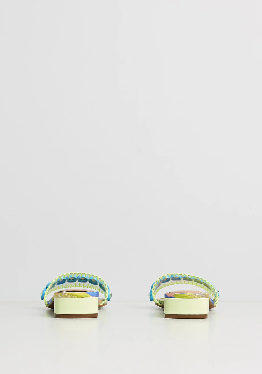 Summer Solstice Hostess Slide Sandal - Olabens