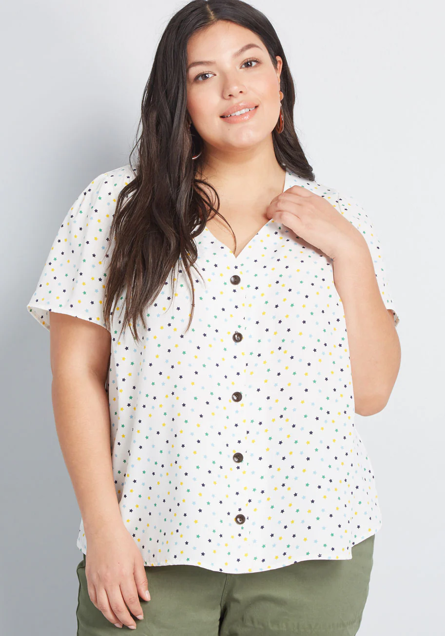 Outstanding Companion Button-Up Top - Olabens