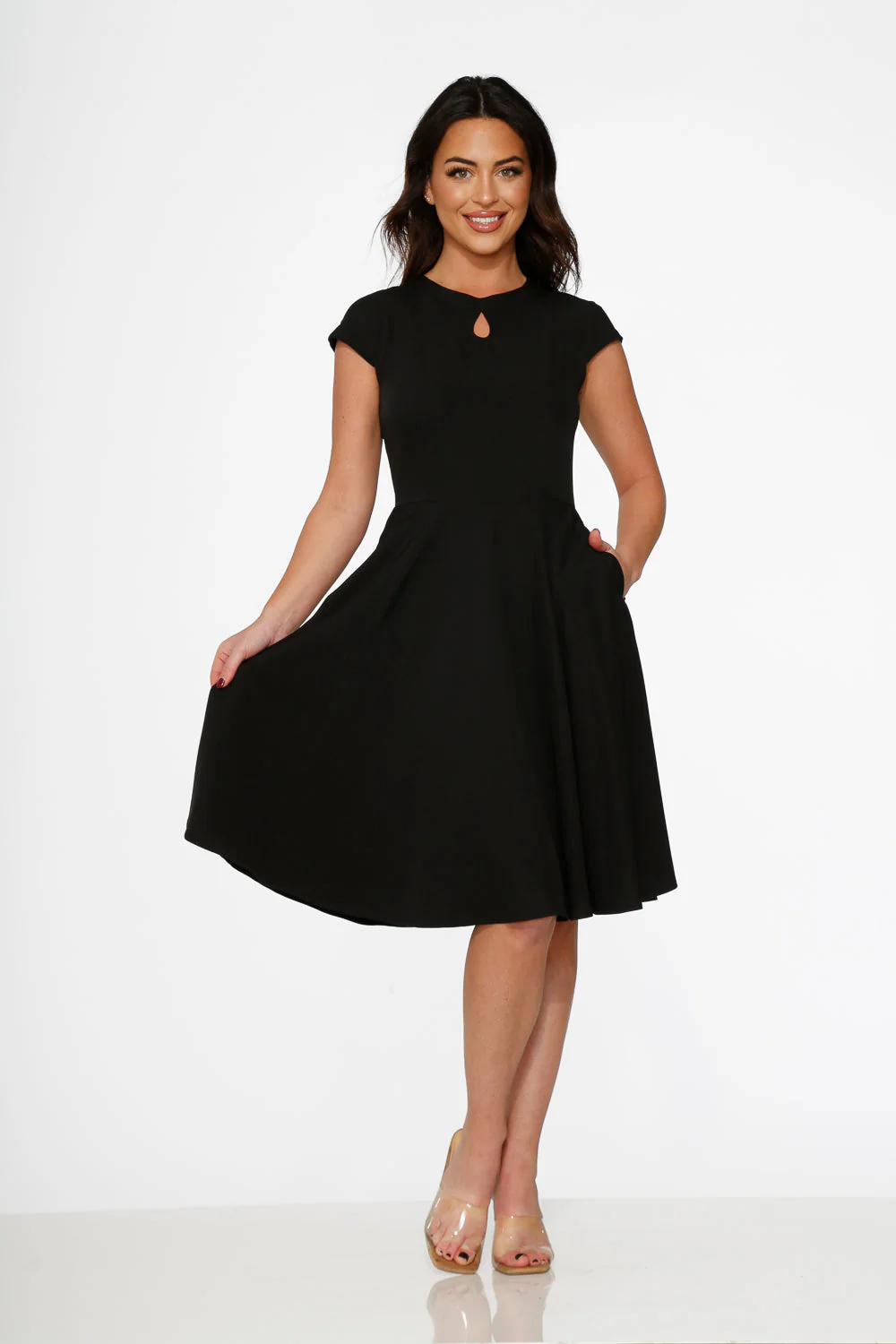 Black Swing Dress - Olabens