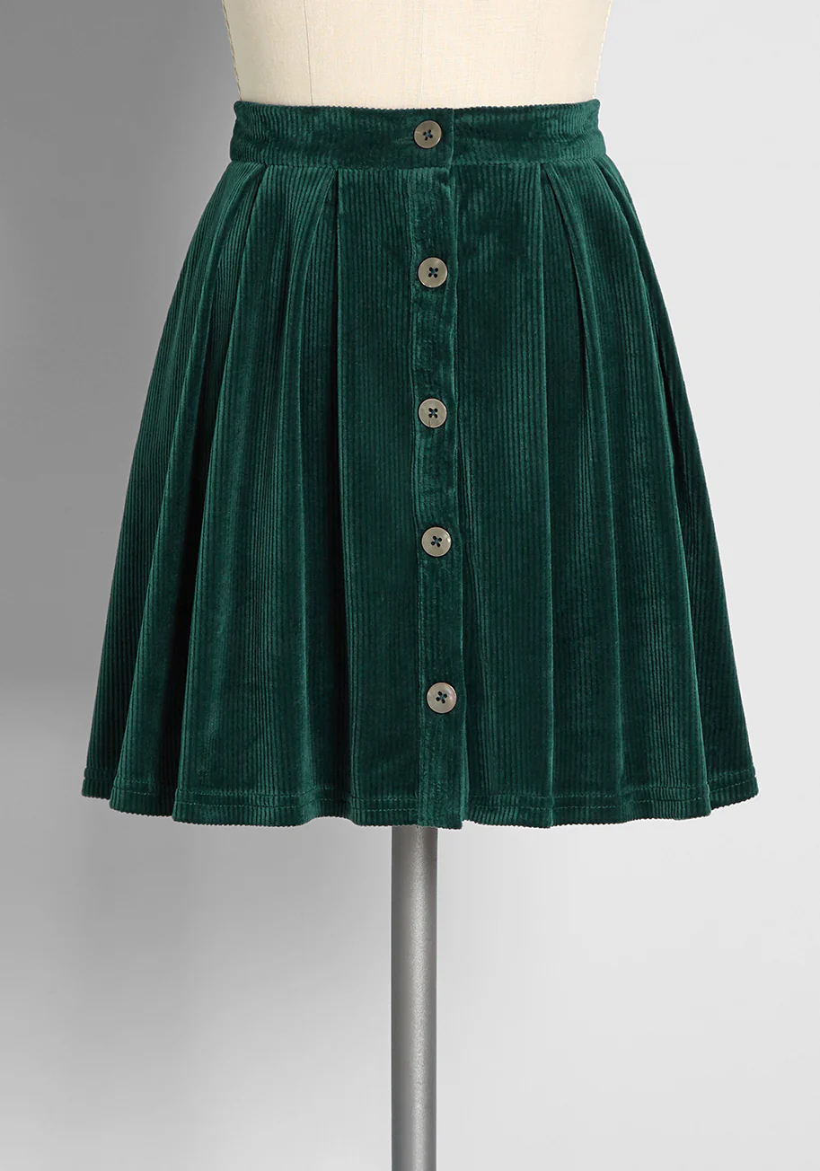 Forever Femme Cord Mini Skirt - Olabens