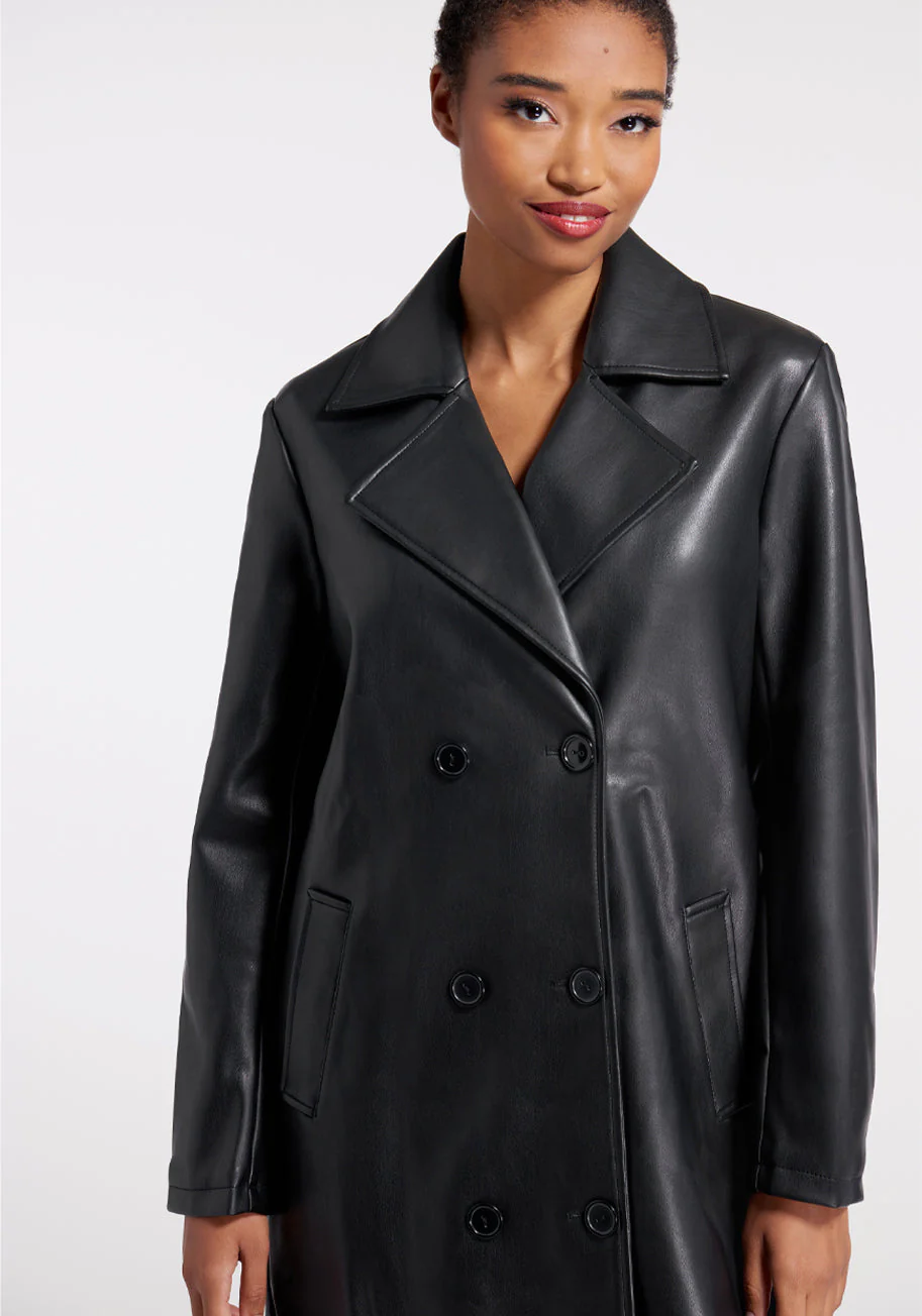 Out From The Shadows Trench Coat - Olabens
