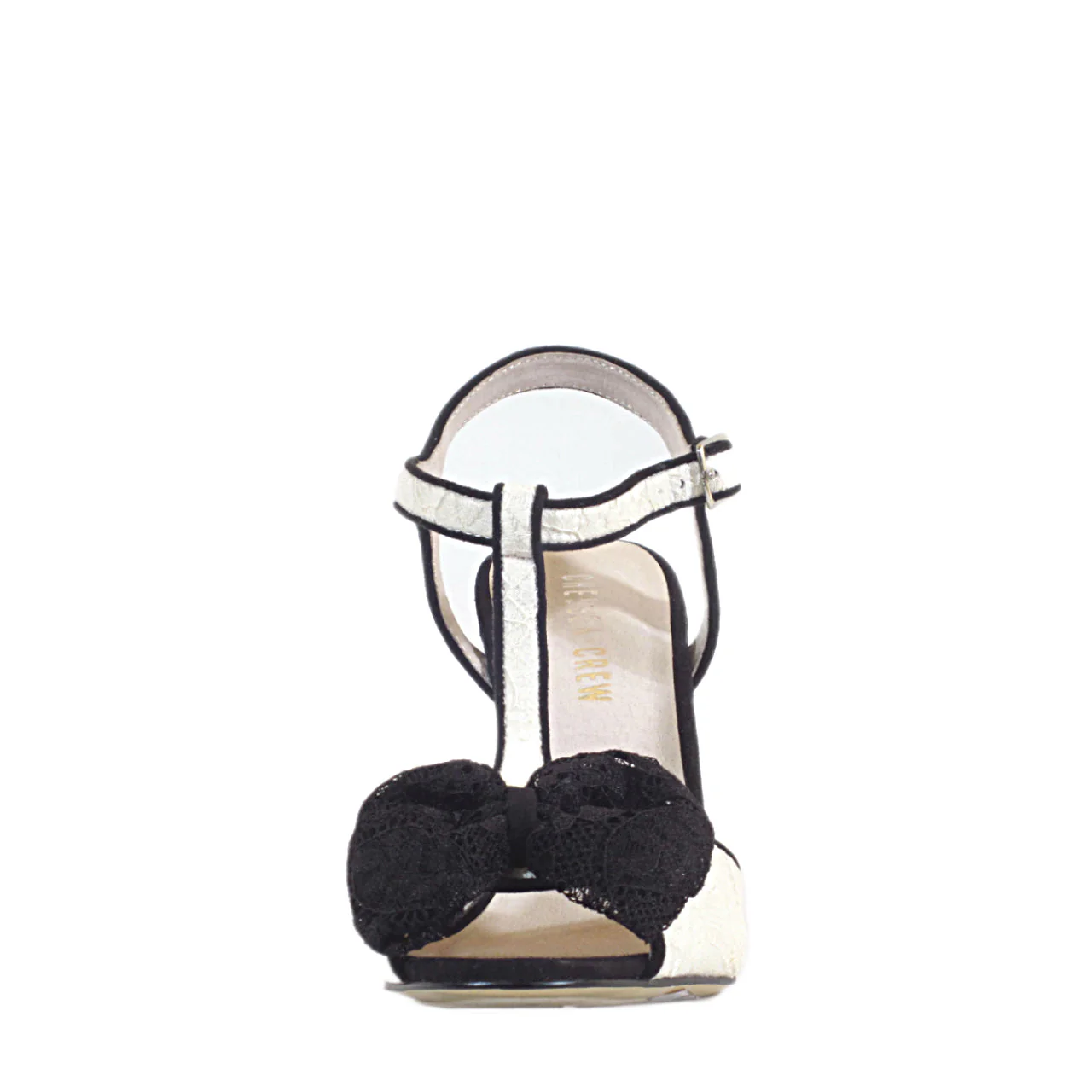 Leandra T-Strap Lace Heels - Olabens