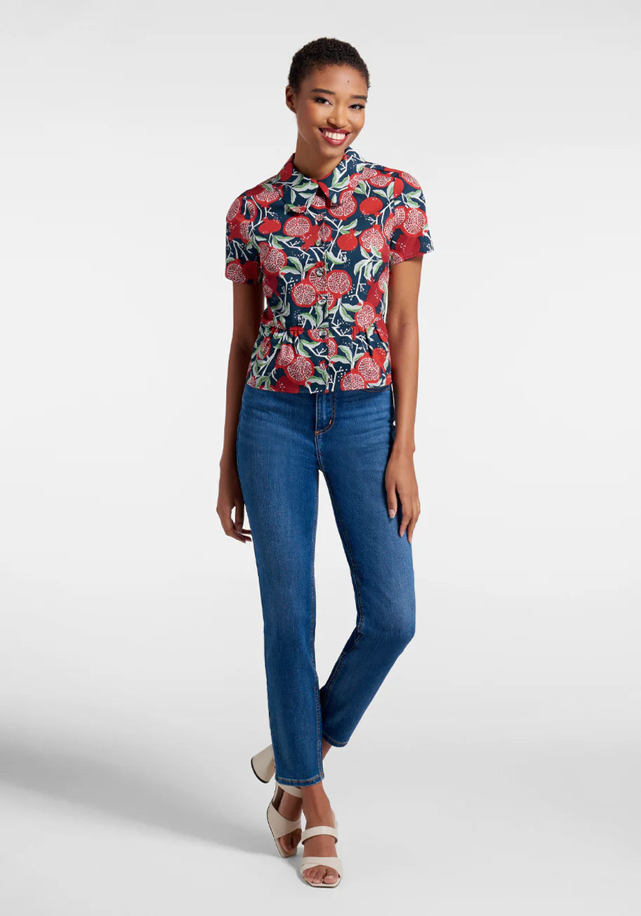 Such Sweetness Peplum Top - Olabens