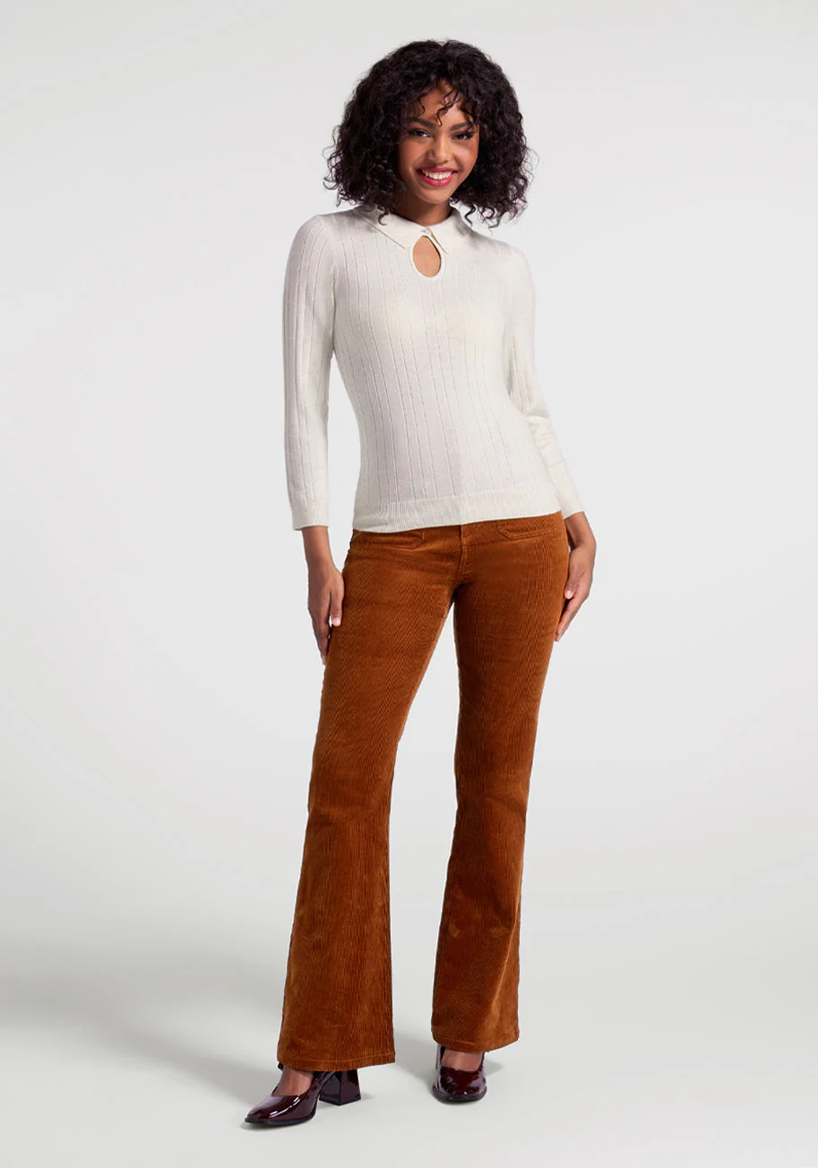 One Good Turn Keyhole Sweater - Olabens