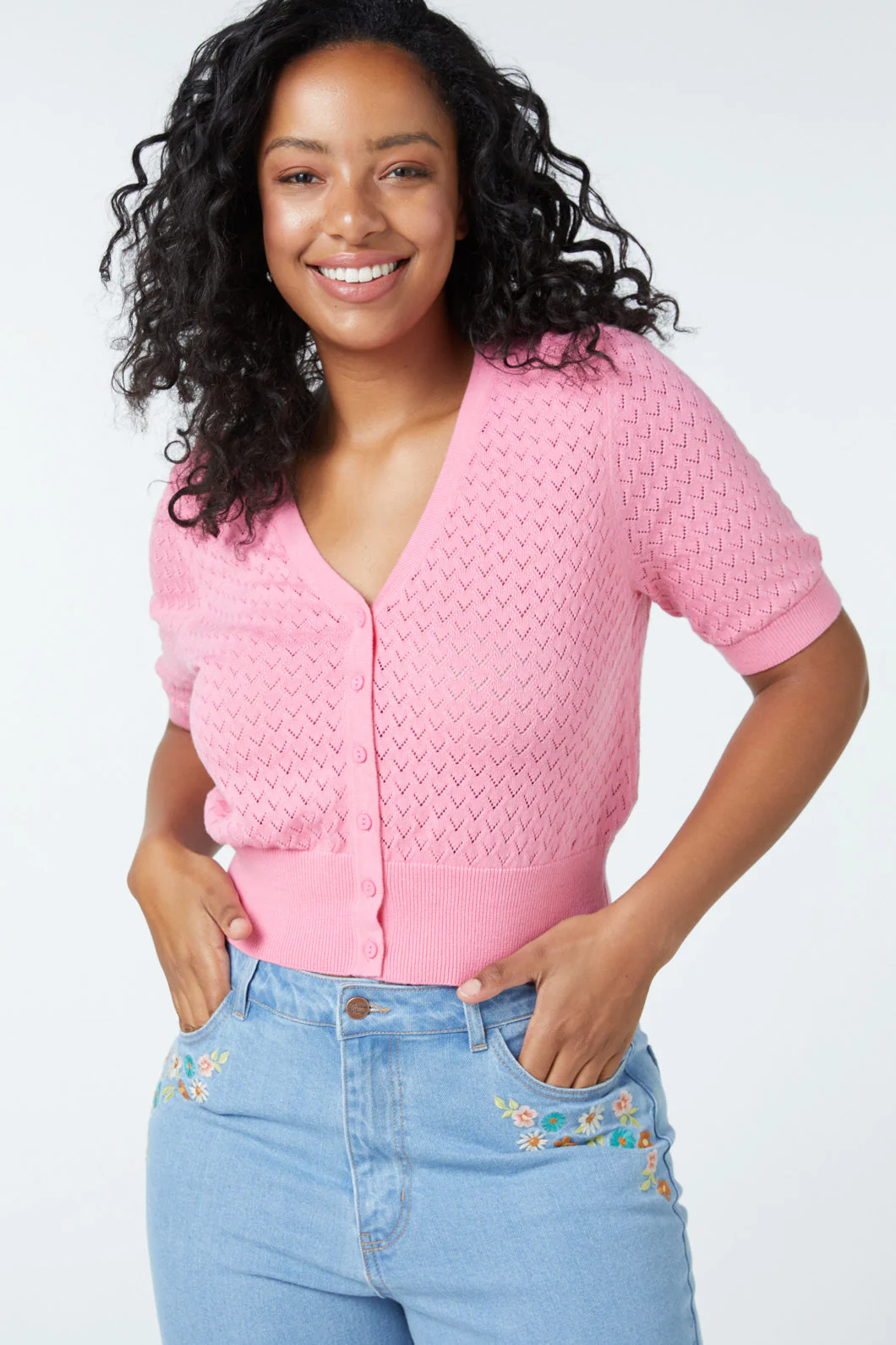 Piper Short Sleeve Cardi - Olabens