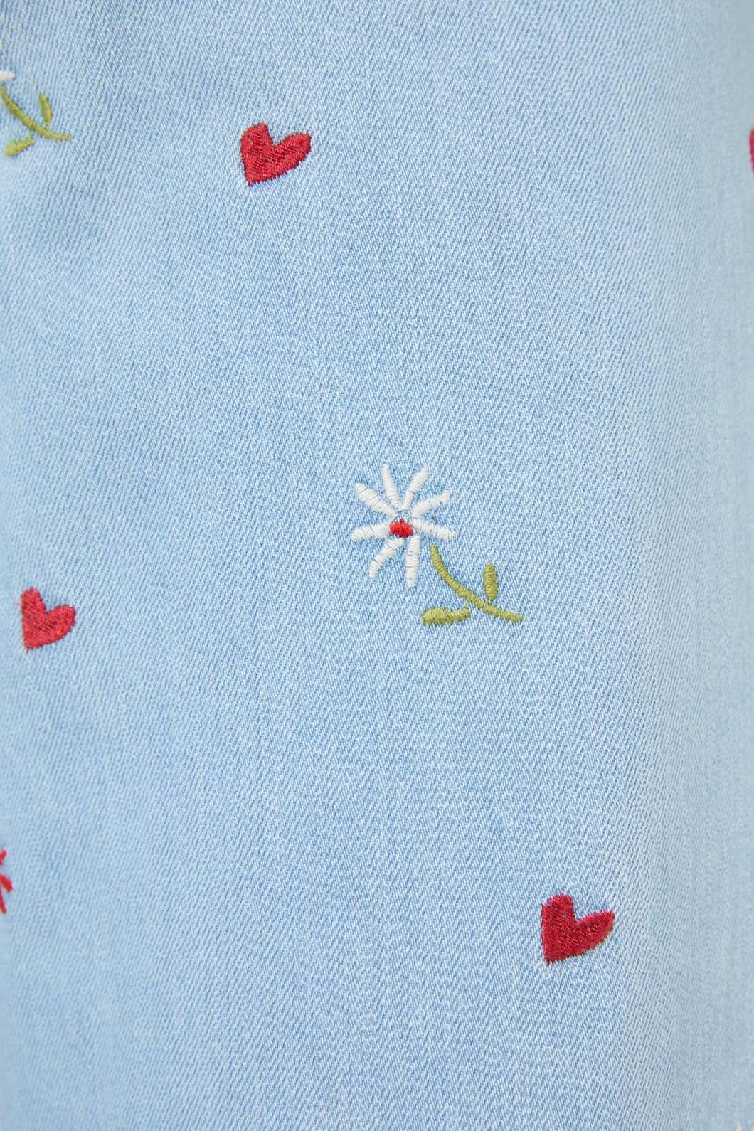 Ditsy Embroidered Jean - Olabens